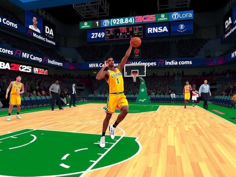 NBA 2K25 MVP Champ graphics showcase